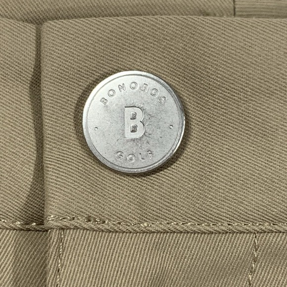 Bonobos Golf Pants Mens 33x31 Slim Khaki Beige Chino Performance Fit Lightweight - Picture 9 of 10
